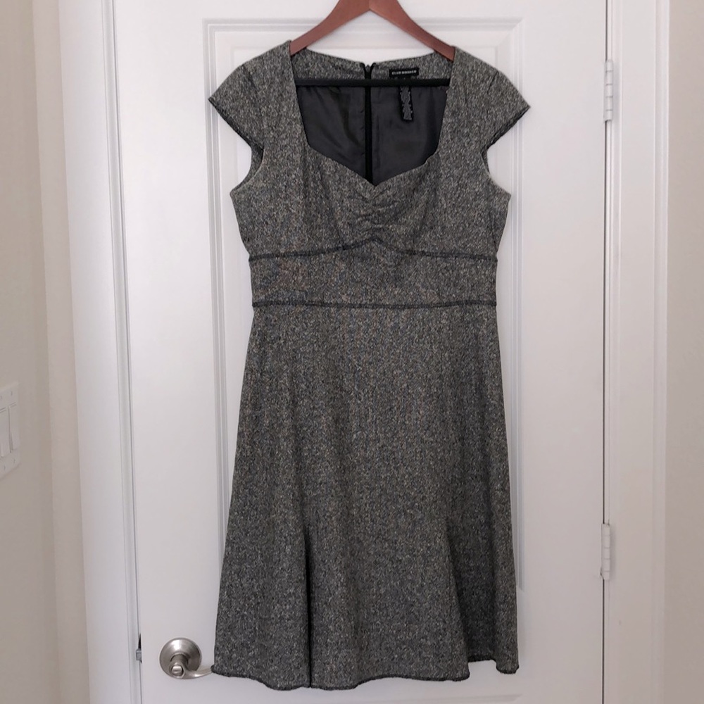 Club Monaco Wool and Silk Tweed Dress Size 10